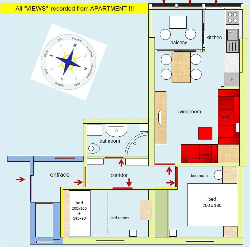Apartment Amazing View Split Extérieur photo